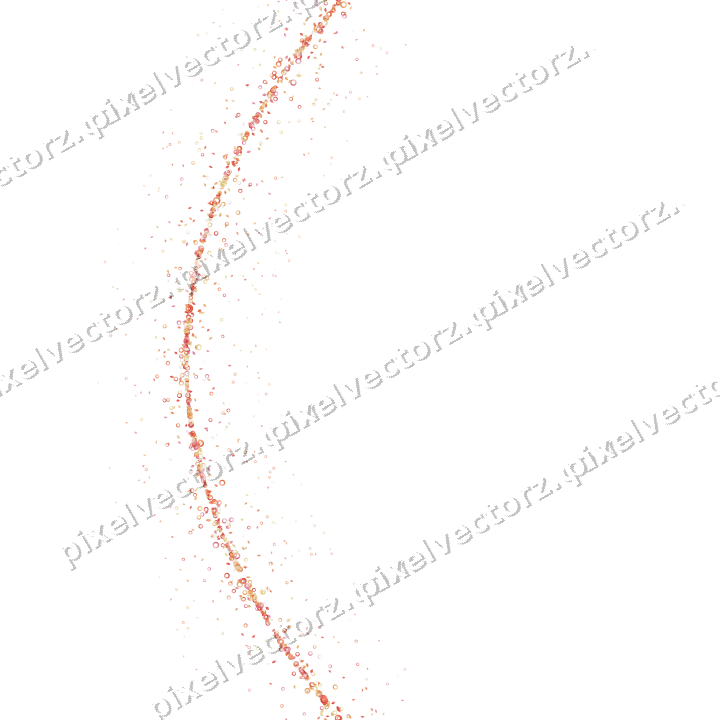 Nahtloser Glitzerbogen aus Tropfen und Ringen auf transparentem Grund