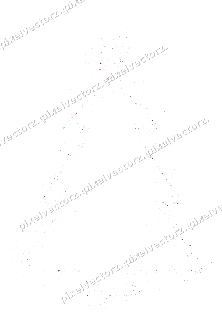 Nahtloser Glitzer-Weihnachtsbaum in Dunkelrosa auf transparentem Grund