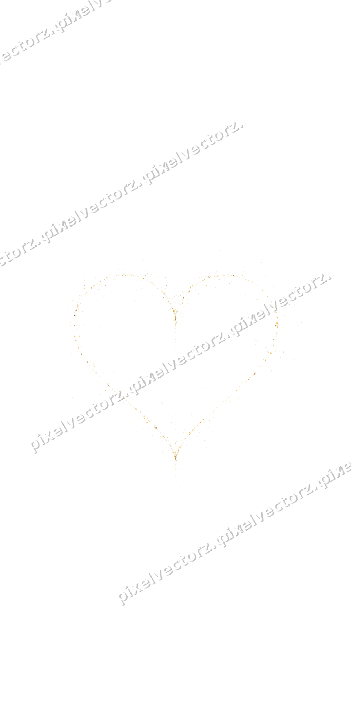 Nahtloses Glitzerherz auf transparentem Grund
