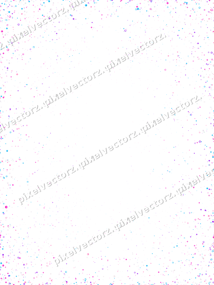 Nahtlose Glitzervignette in Magenta auf transparentem Grund