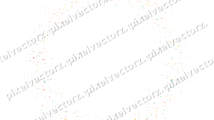 Nahtloser Glitzerkranz aus Tropfen und Rauten auf transparentem Grund