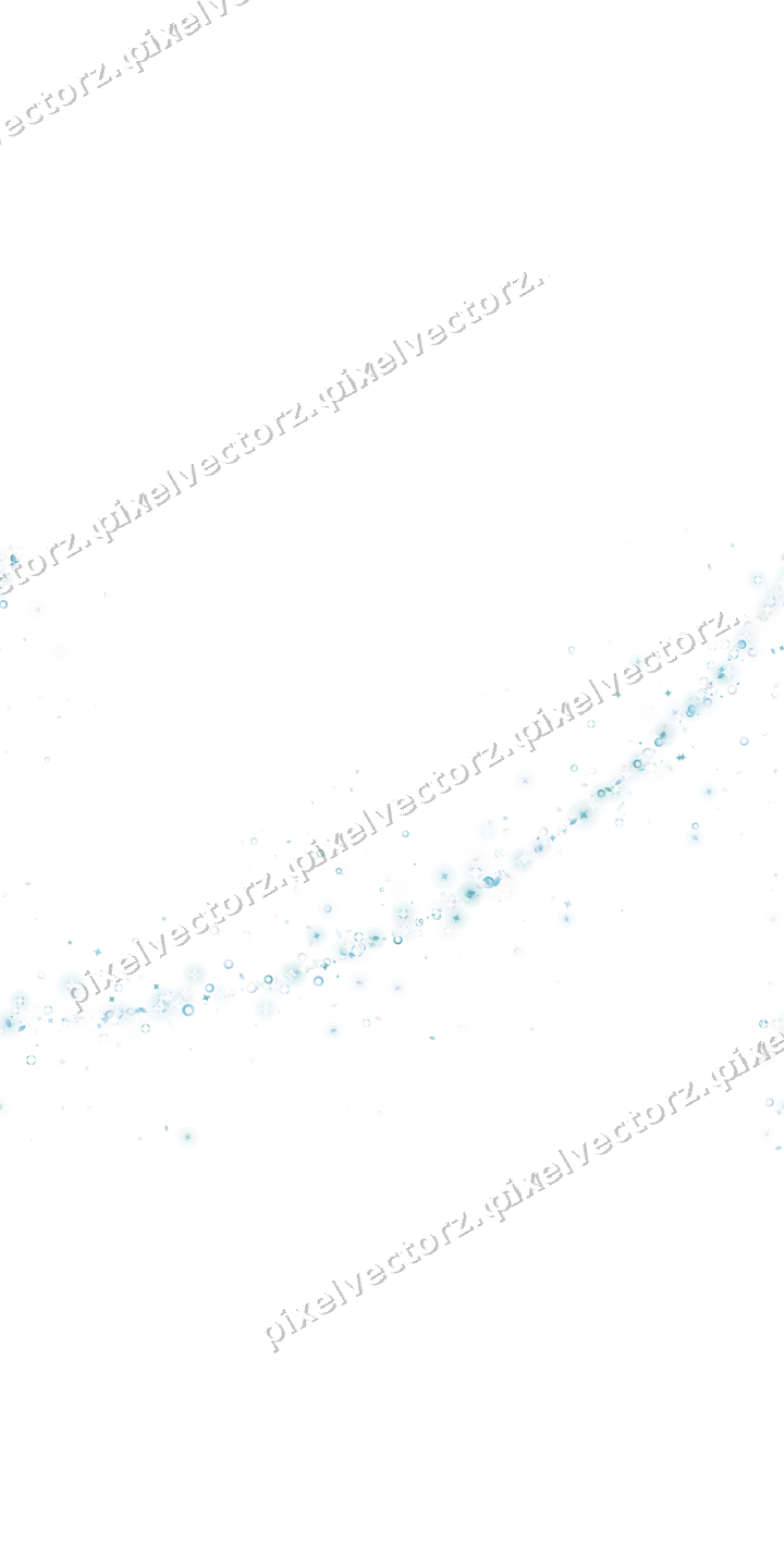 Nahtloser Glitzerbogen aus Funken und Tropfen auf transparentem Grund