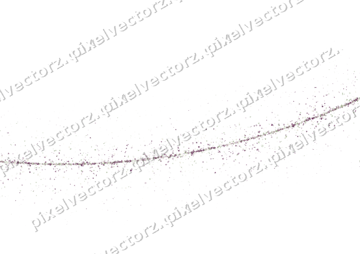 Nahtloser Glitzerbogen in Dunkelmagenta auf transparentem Grund