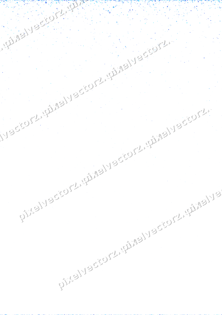 Nahtloser Glitzerregen in Türkis und Blau auf transparentem Grund