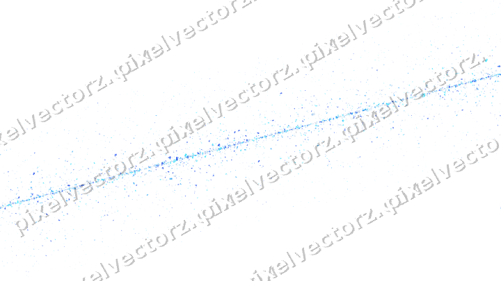 Nahtloses Glitzerband in Türkis und Blau auf transparentem Grund