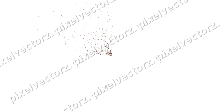 Nahtloser Glitzerfächer aus Sternen und Funken auf transparentem Grund