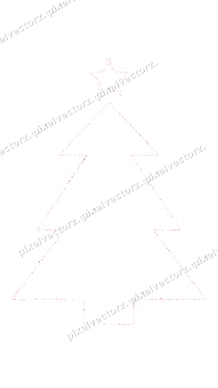 Nahtloser Glitzer-Weihnachtsbaum aus Tropfen auf transparentem Grund