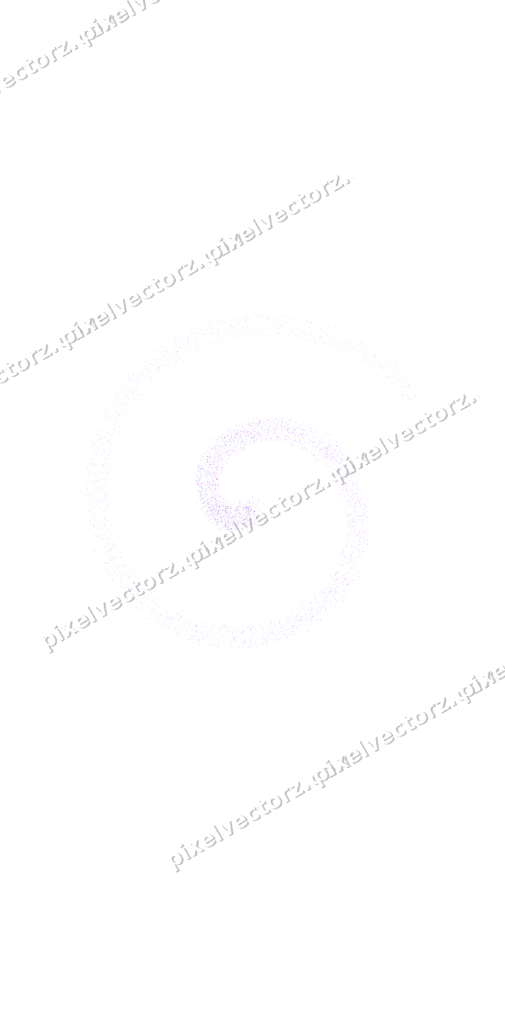 Nahtlose Glitzerspirale in Violett und Blau auf transparentem Grund