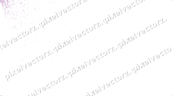 Nahtloser Glitzerfächer in Magenta und Violett auf transparentem Grund