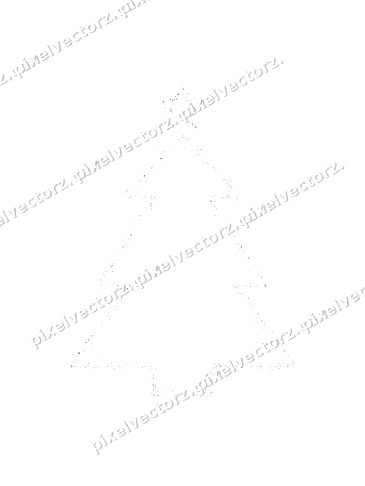 Nahtloser Glitzer-Weihnachtsbaum auf transparentem Grund