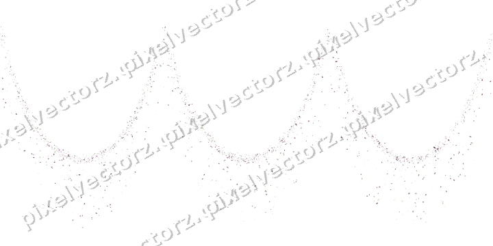 Nahtlose Glitzergirlande in Dunkelmagenta auf transparentem Grund
