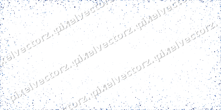 Nahtlose Glitzervignette in Blau und Türkis auf transparentem Grund