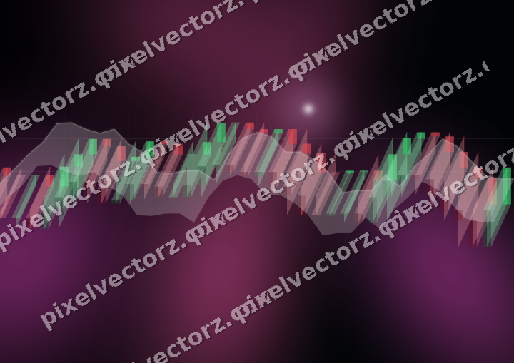 Leuchtender Neon Diagramm Hintergrund in Magenta und Violett