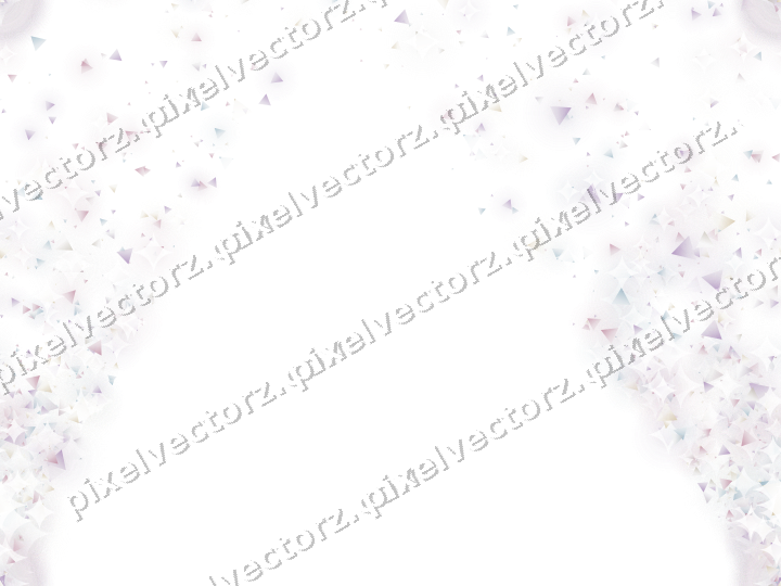 Nahtloser Glitzerfächer aus Dreiecken auf transparentem Grund