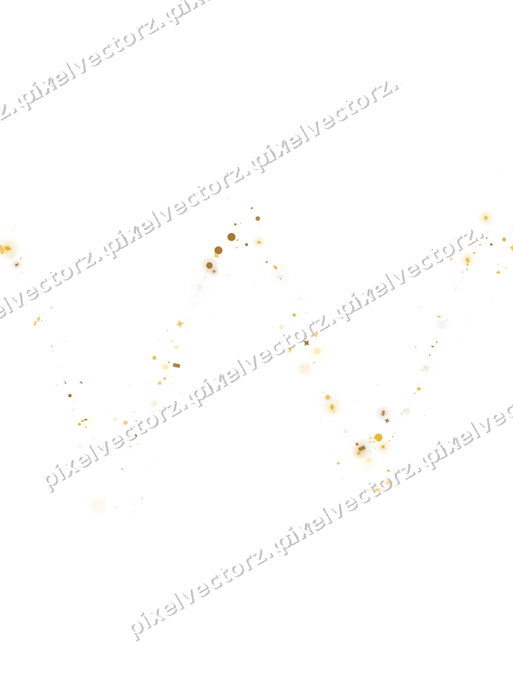 Nahtlose Glitzerwelle aus Funken und Punkten auf transparentem Grund
