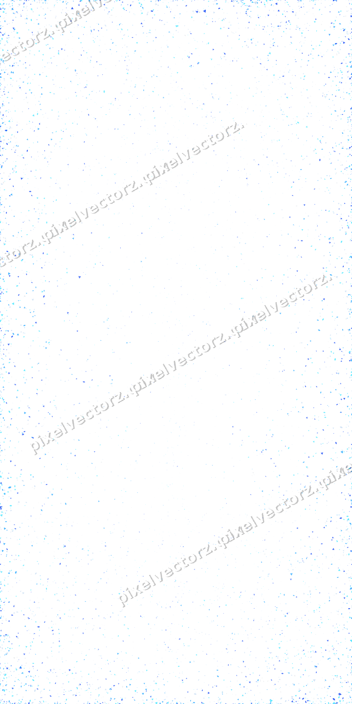 Nahtlose Glitzervignette in Türkis und Blau auf transparentem Grund