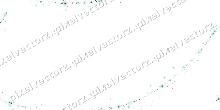 Nahtloser Glitzerbogen aus Sternen und Funken auf transparentem Grund