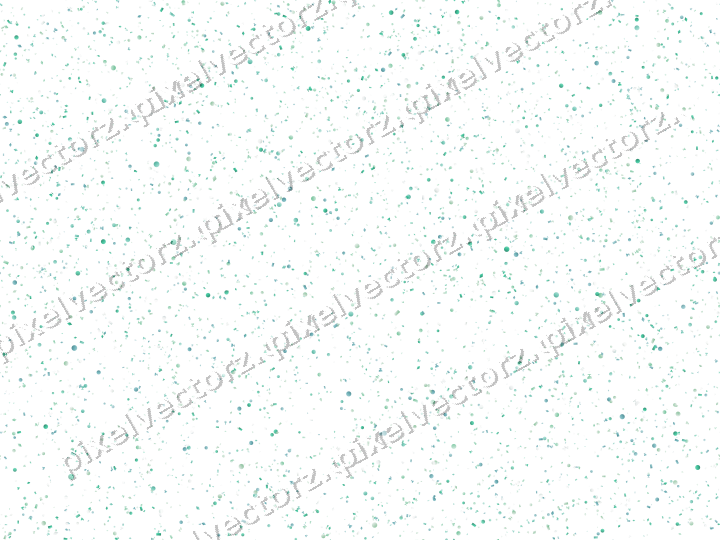 Nahtlose Glitzerstreuung in Grün und Petrol auf transparentem Grund