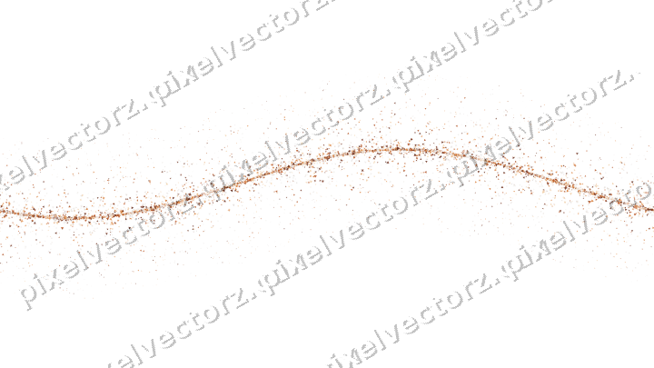 Nahtlose Glitzerwelle auf transparentem Grund