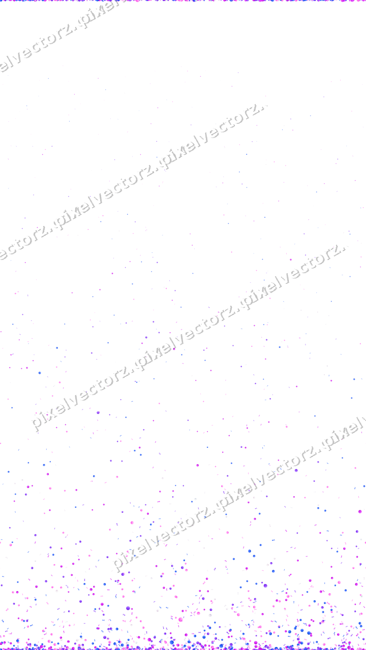 Nahtloser Glitzeraufstieg in Violett und Blau auf transparentem Grund