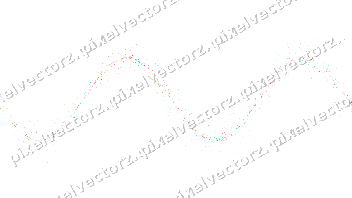 Nahtlose Glitzerwelle aus Sternen und Funken auf transparentem Grund