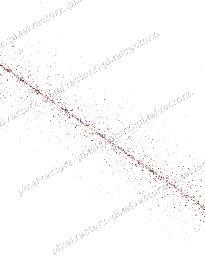 Nahtloses Glitzerband in Rot auf transparentem Grund