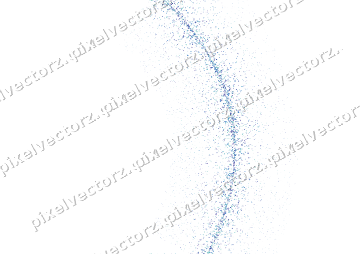 Nahtloser Glitzerbogen aus Funken und Herzen auf transparentem Grund
