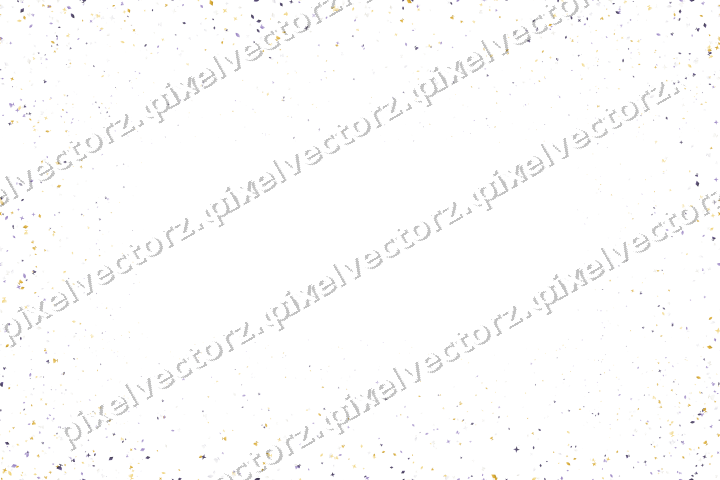 Nahtlose Glitzervignette in Bernstein auf transparentem Grund
