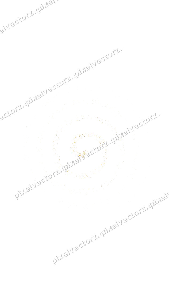 Nahtlose Glitzerspirale aus Tropfen auf transparentem Grund