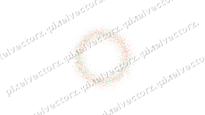 Nahtloser Glitzerkranz aus Sternen und Tropfen auf transparentem Grund