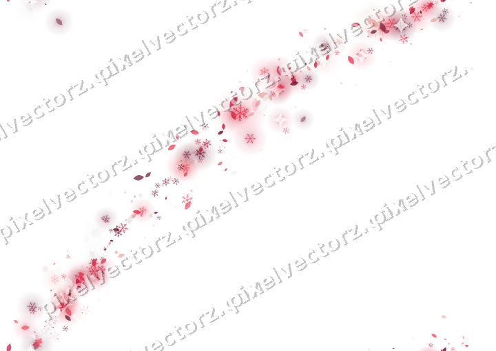 Nahtloser Glitzerbogen in Rosa und Rot auf transparentem Grund