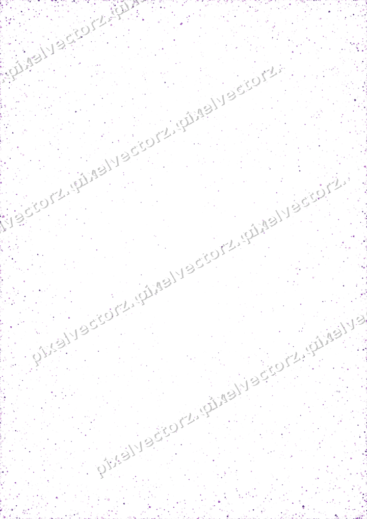 Nahtlose Glitzervignette in Violett auf transparentem Grund