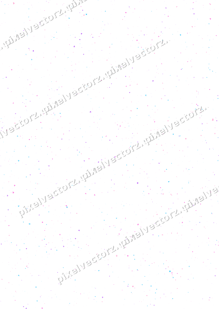 Nahtlose Glitzerstreuung in Magenta auf transparentem Grund