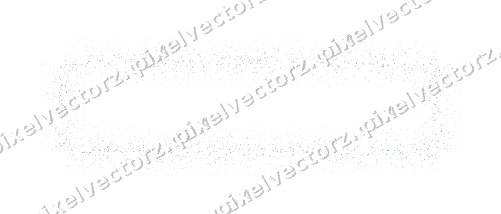 Nahtloser Glitzerrahmen aus Blüten in Blau auf transparentem Grund