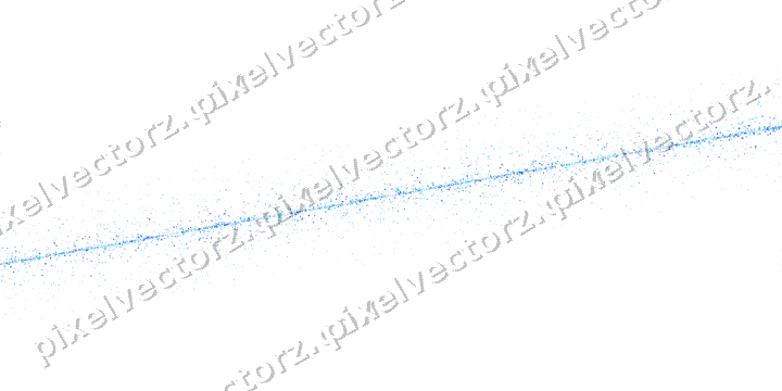 Nahtloser Glitzerbogen in Türkis und Blau auf transparentem Grund