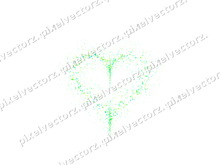 Nahtloses Glitzerherz in Grün und Limette auf transparentem Grund