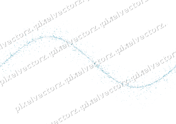 Nahtlose Glitzerwelle aus Sternen in Türkis auf transparentem Grund