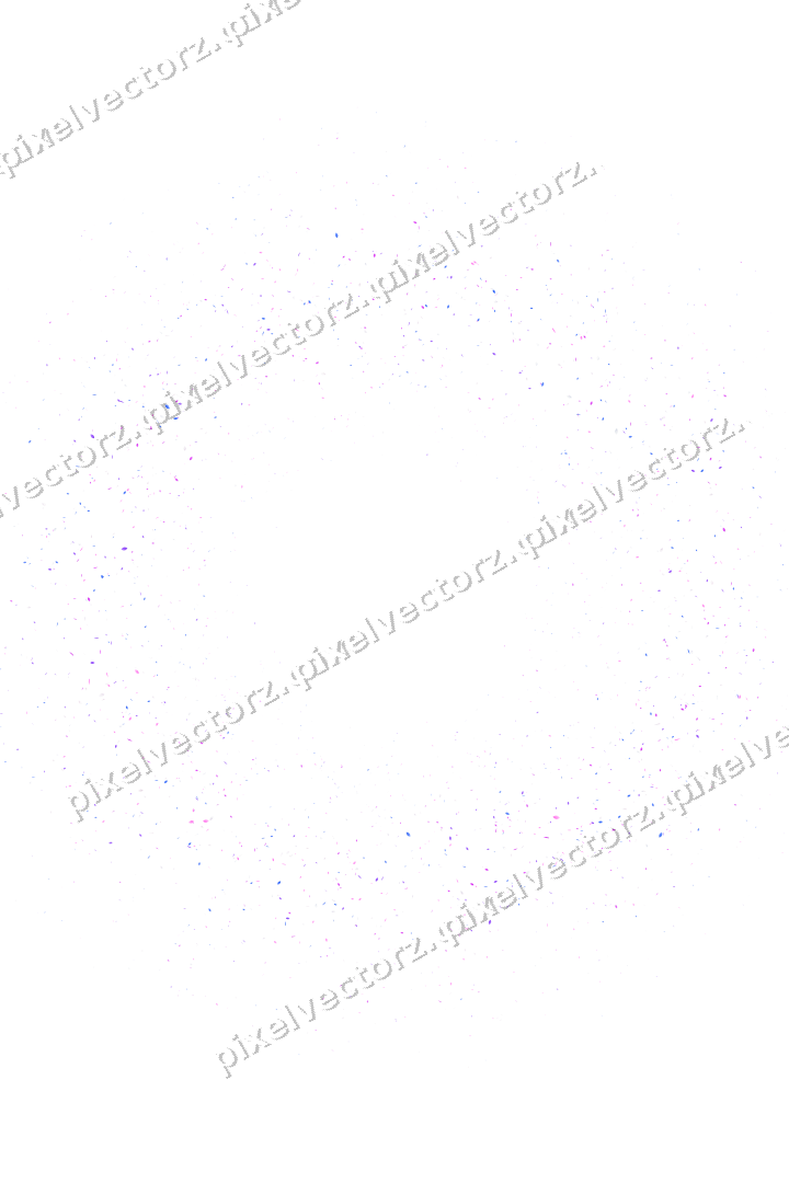Nahtloser Glitzerkranz in Violett und Blau auf transparentem Grund