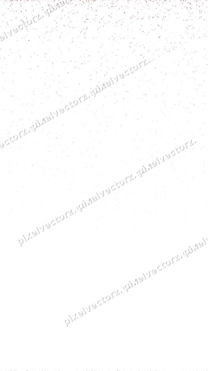 Nahtloser Glitzerregen aus Herzen auf transparentem Grund