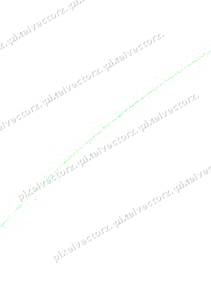 Nahtloser Glitzerbogen in Grün und Limette auf transparentem Grund