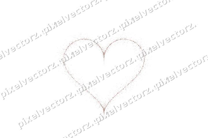 Nahtloses Glitzerherz in Dunkelrot auf transparentem Grund