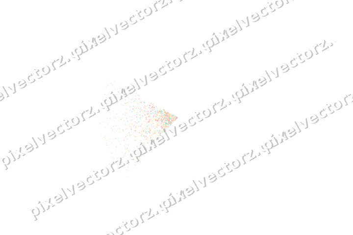 Nahtloser Glitzerfächer in Blassrosa auf transparentem Grund