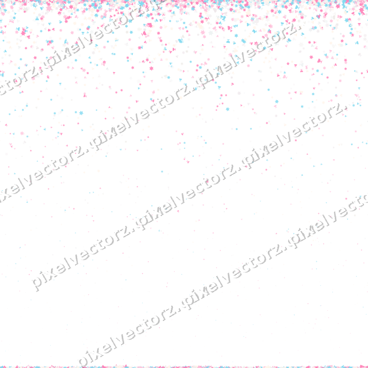 Nahtloser Glitzerregen in Rosa und Türkis auf transparentem Grund
