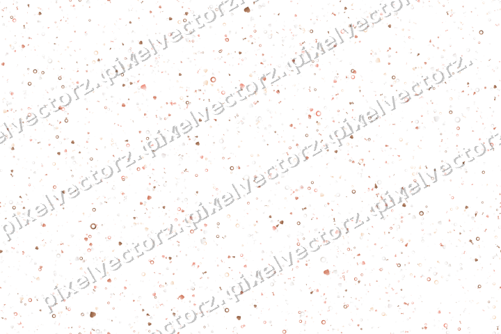 Nahtlose Glitzerstreuung in Orange und Rot auf transparentem Grund