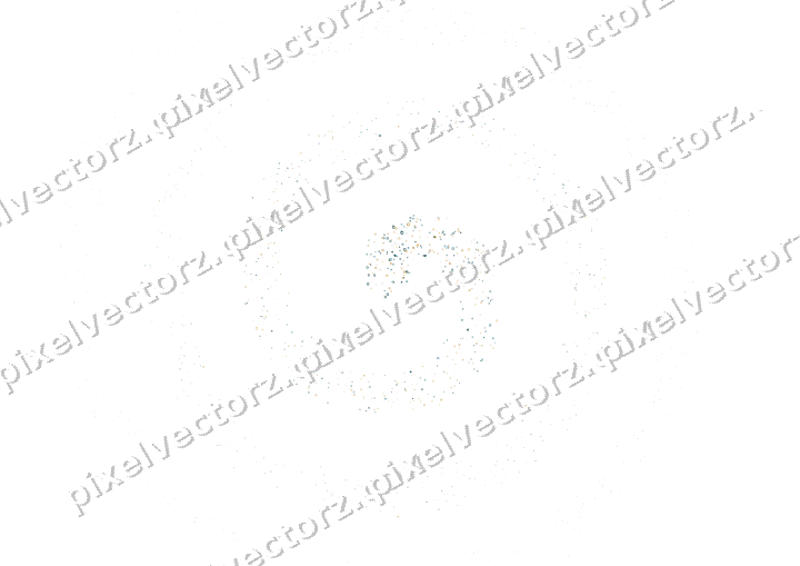 Nahtlose Glitzerspirale in Bernstein auf transparentem Grund