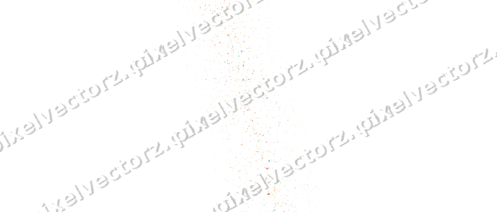 Nahtloses Glitzerband aus Tropfen und Konfetti auf transparentem Grund