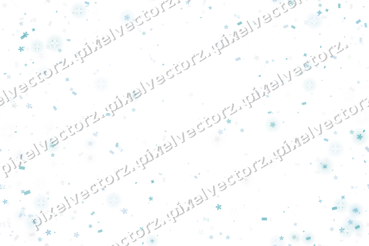 Nahtloser Glitzerkranz aus Funken und Blüten auf transparentem Grund