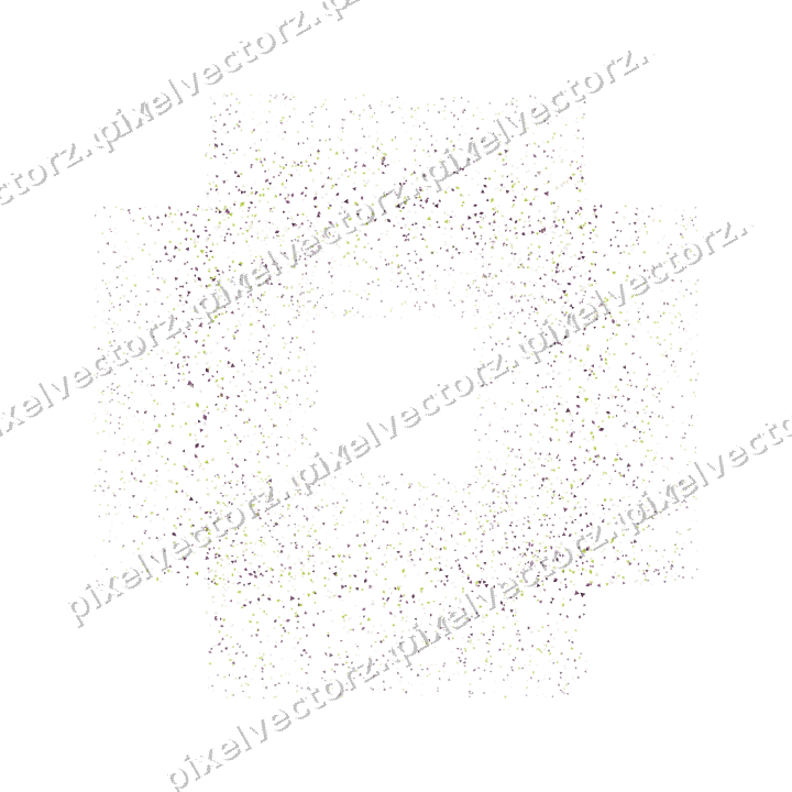 Nahtloser Glitzerrahmen in Dunkelmagenta auf transparentem Grund