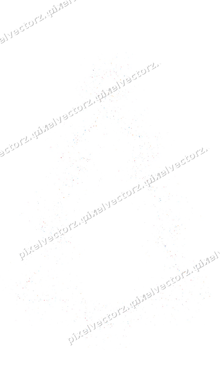 Nahtloser Glitzer-Weihnachtsbaum in Blau auf transparentem Grund