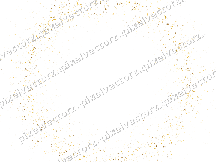 Nahtloser Glitzerkranz auf transparentem Grund
